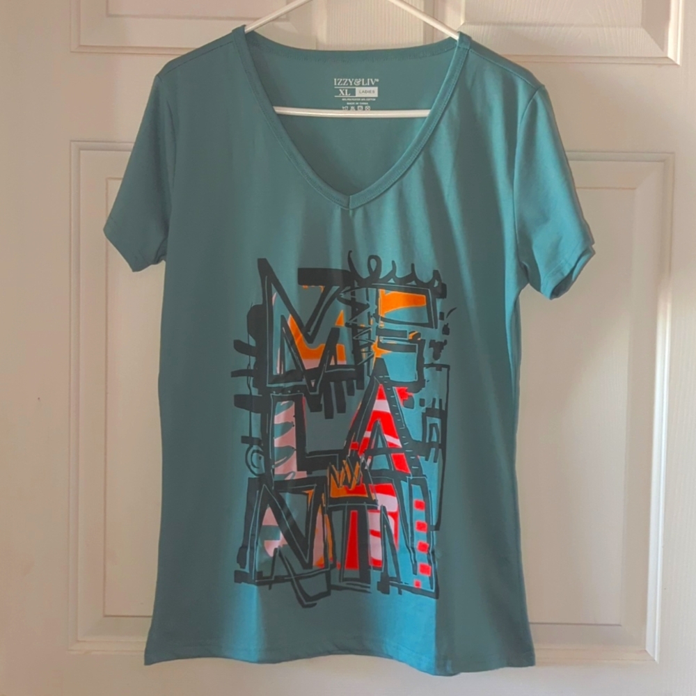Melanin T-shirt, teal